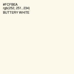 #FCFBEA - Buttery White Color Image